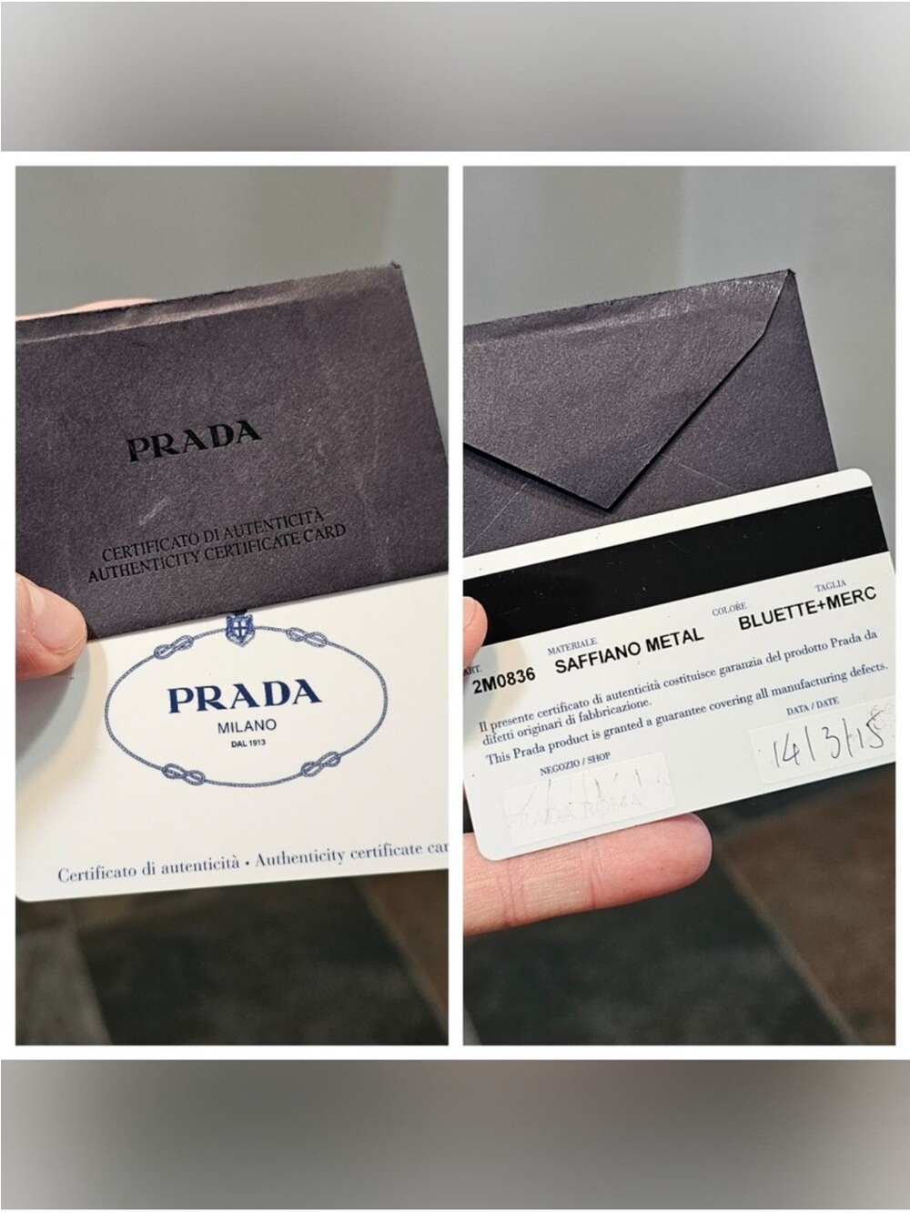 Prada Saffiano Leather Long Wallet - AUTHENTICITY CARD
INCLUDED - MSRP $830 - Picture 12 of 16